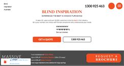 Desktop Screenshot of blindinspirations.com.au